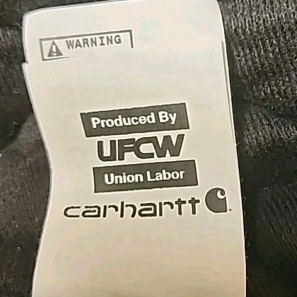 Vintage Carhartt J140 BLK Hooded Jacket Mens XL Tall Quilt Lined Duck Canvas USA - Picture 8 of 10